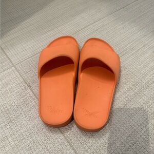 Orange Archies Slide Sandals